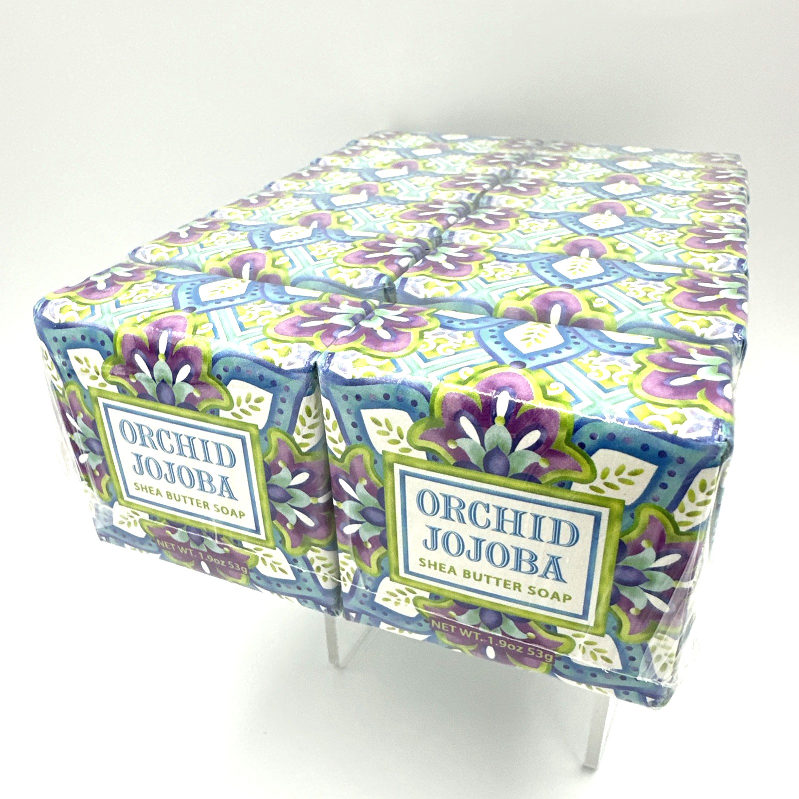Greenwich Bay Orchid Jojoba Shea Butter Soap Lot Of 12 Bars/1.9oz Each