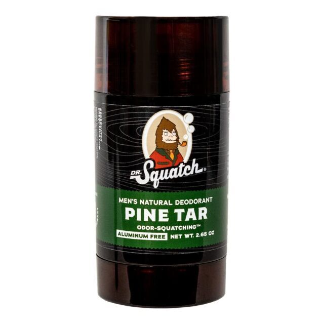 Dr. Squatch Men’s All Natural Deodorant 2.65 oz – Pine Tar