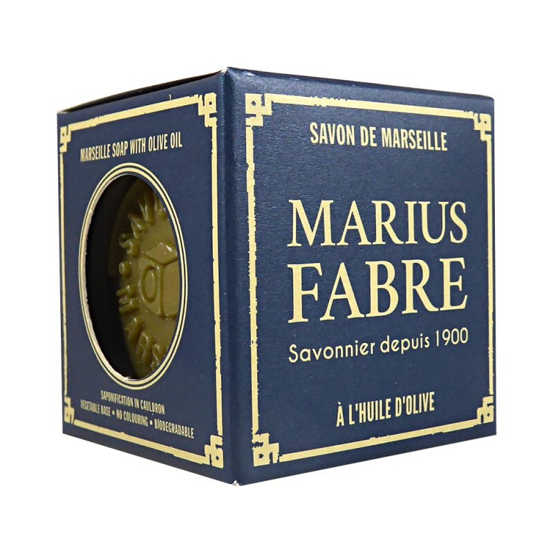 Marius Fabre Green Olive Oil Marseille Cube Soap 100g 3.5oz