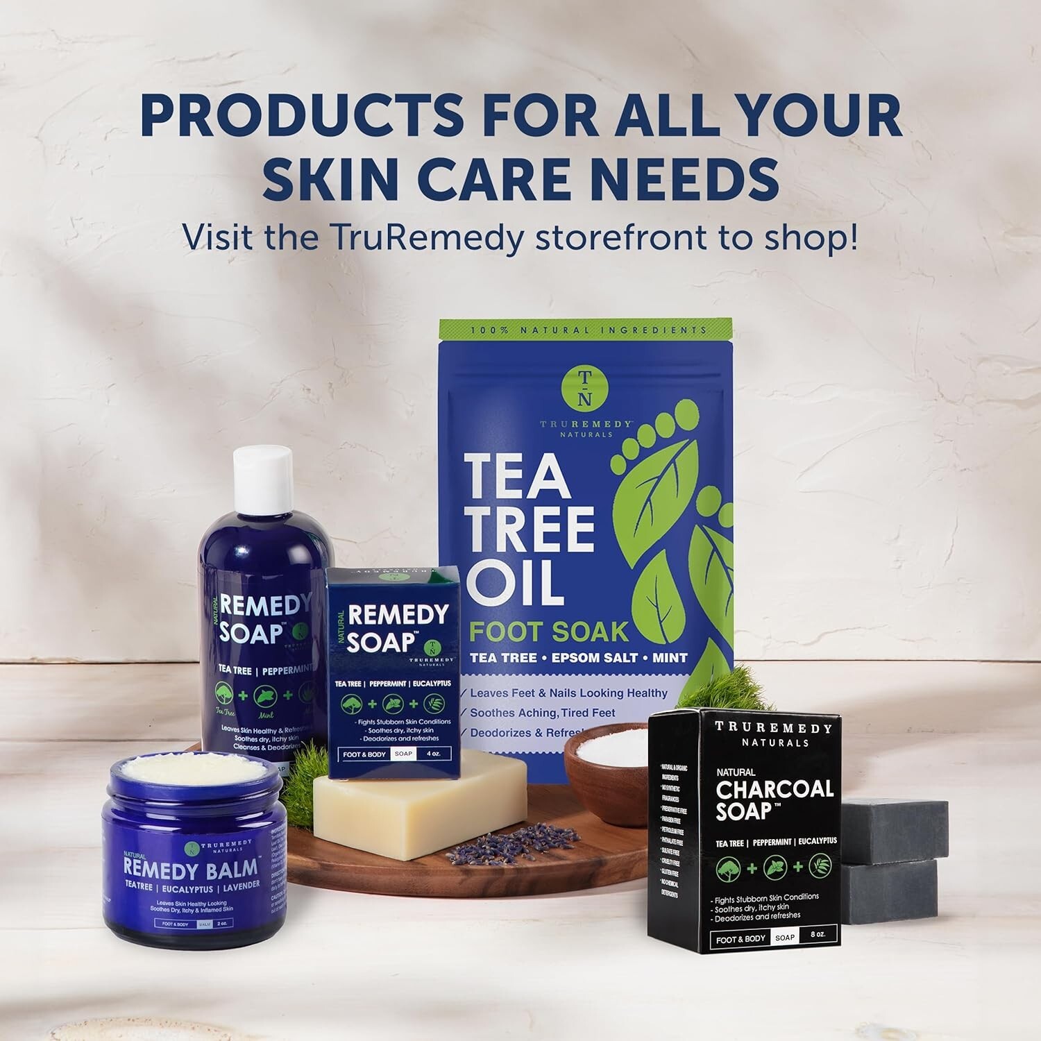 Truremedy Naturals Remedy Soap Tea Tree Oil Antibacterial Body Soap – Antifungal