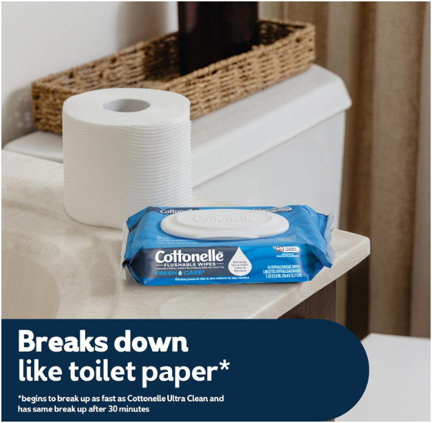 Cottonelle Ultra Fresh Flushable Wet Wipes, 4 Flip-Top Packs Great Price