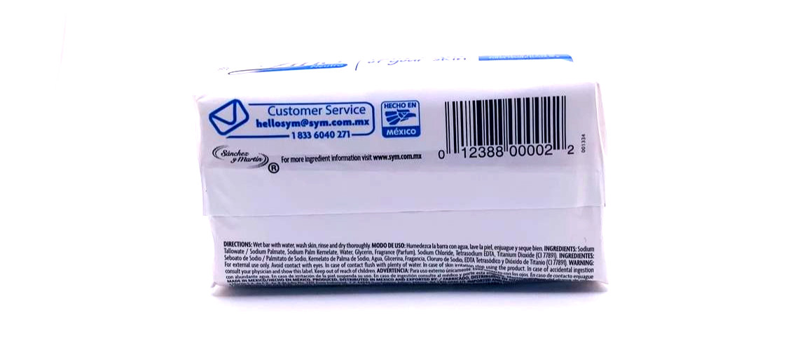 2-Pack Lirio Neutro Neutral Soap Bars 5.29 oz Each Daily Bath Soap