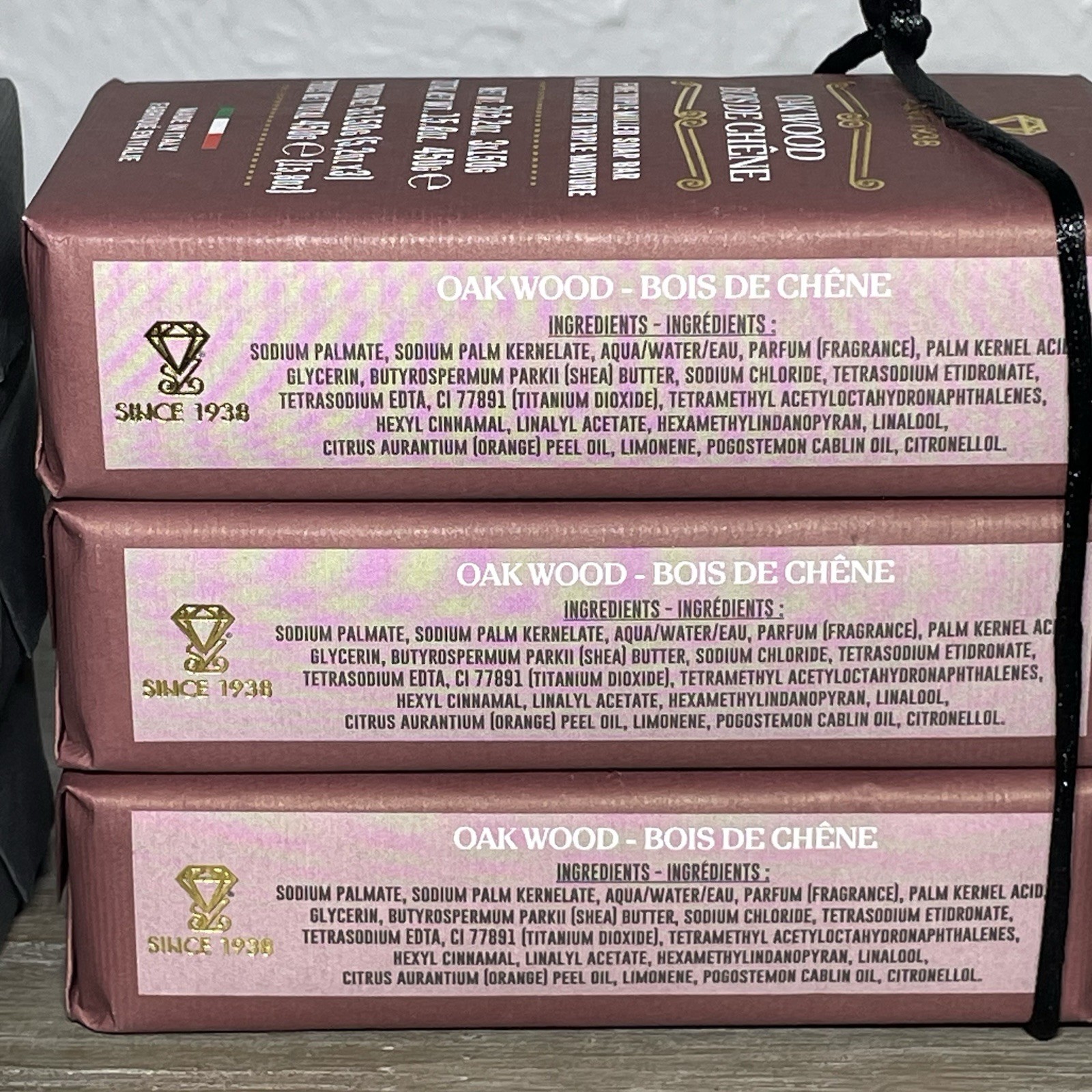 Made in Italy – 3 Bars – GOAT MILK SOAP – Each Bar is 5.2oz (150g) – Total 450g