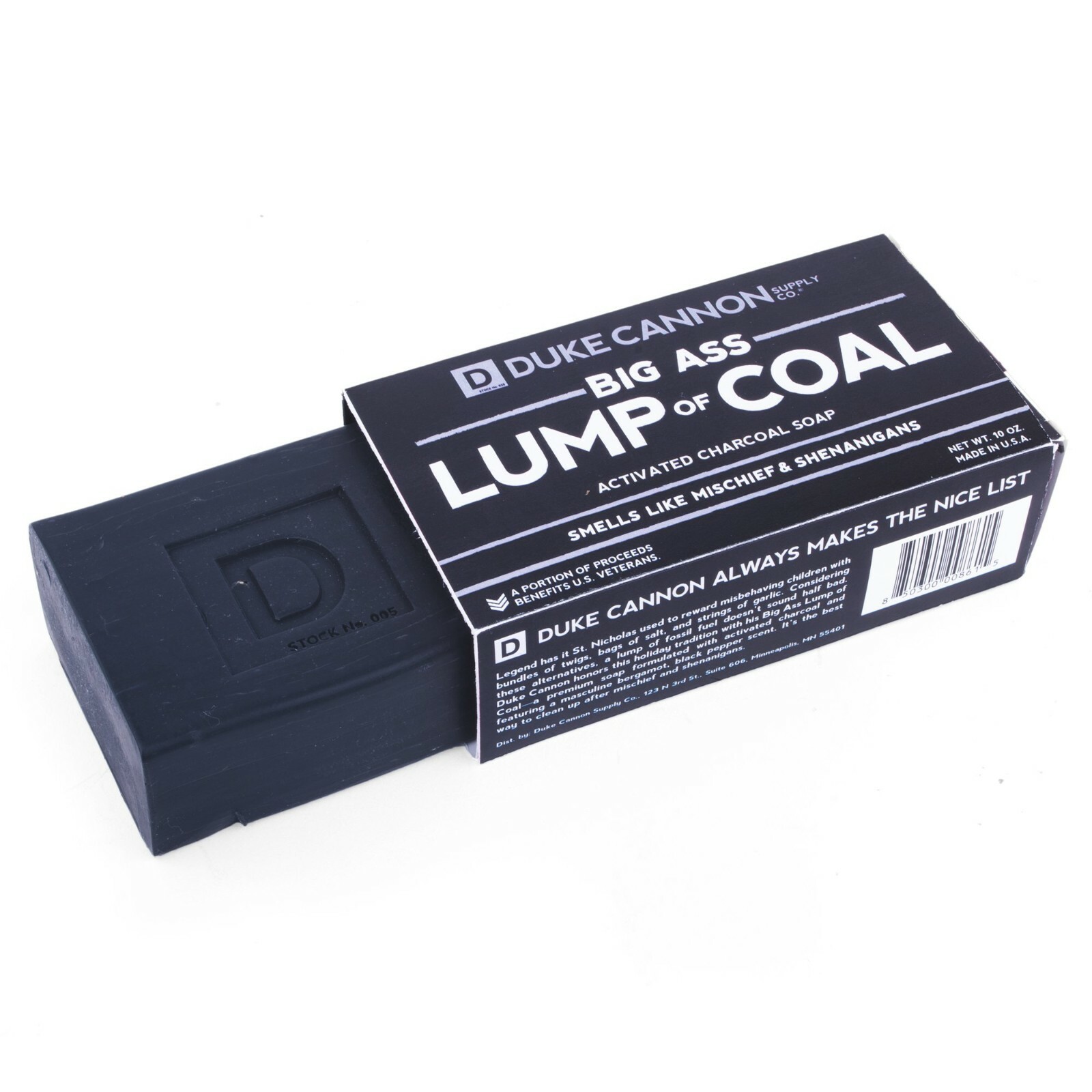Duke Cannon Big Ass Lump Coal Big Ass Brick Soap Midnight Swim Benefit Vet Lot 2