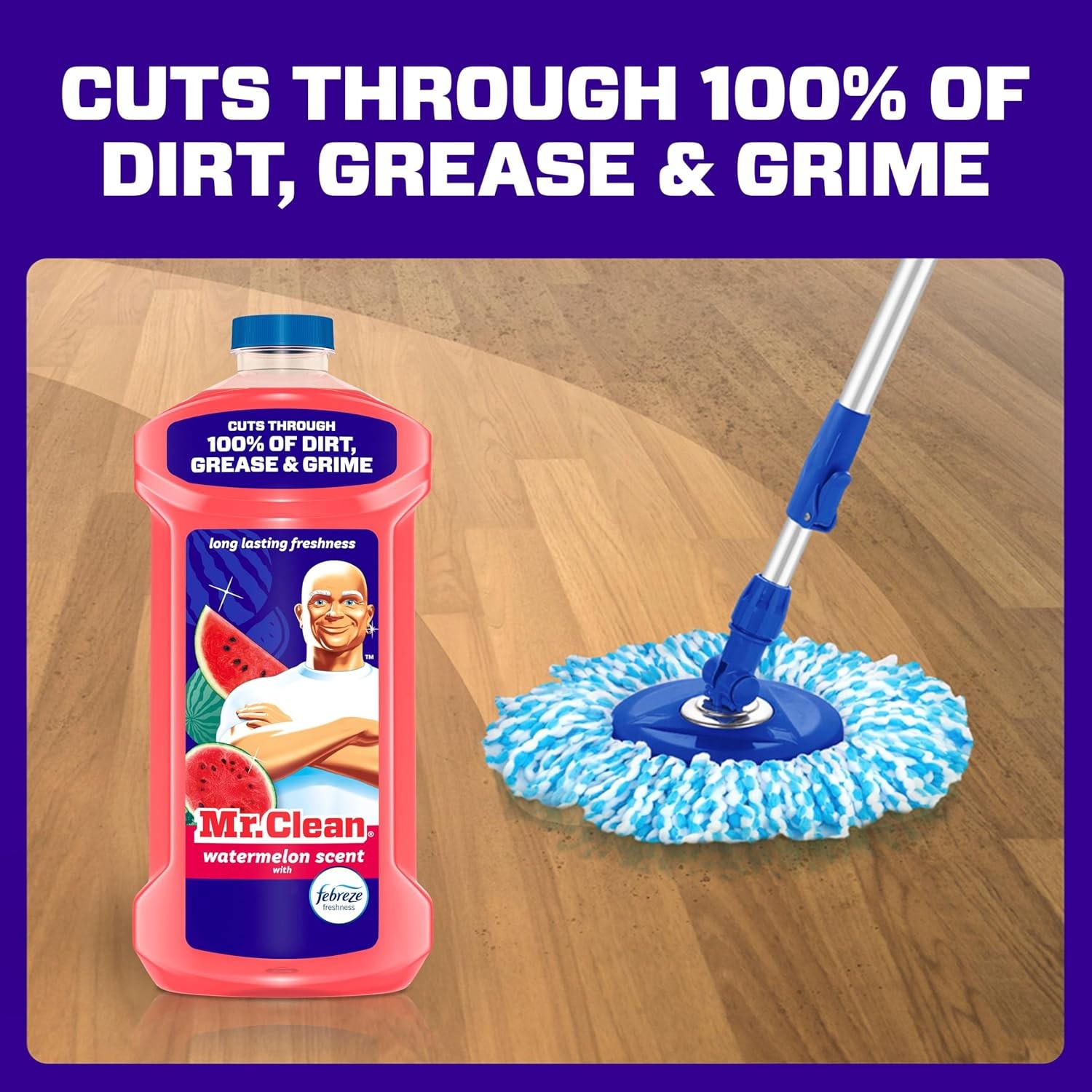 Mr. Clean All Purpose Cleaner, Mop Soap, Floor Cleaner for Mopping Home, Bathroo