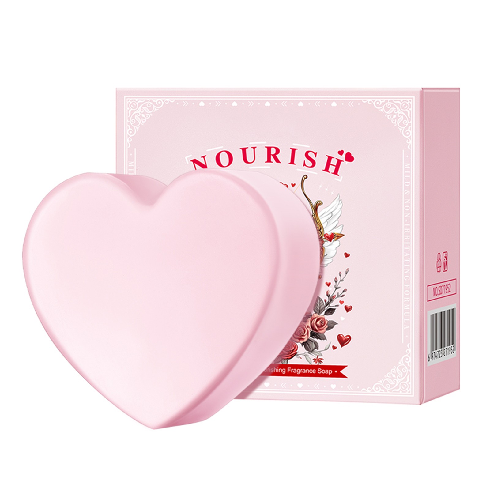 Women With Foaming Net Oil Control 100g Moisturizing Rose Essential Oil Soap