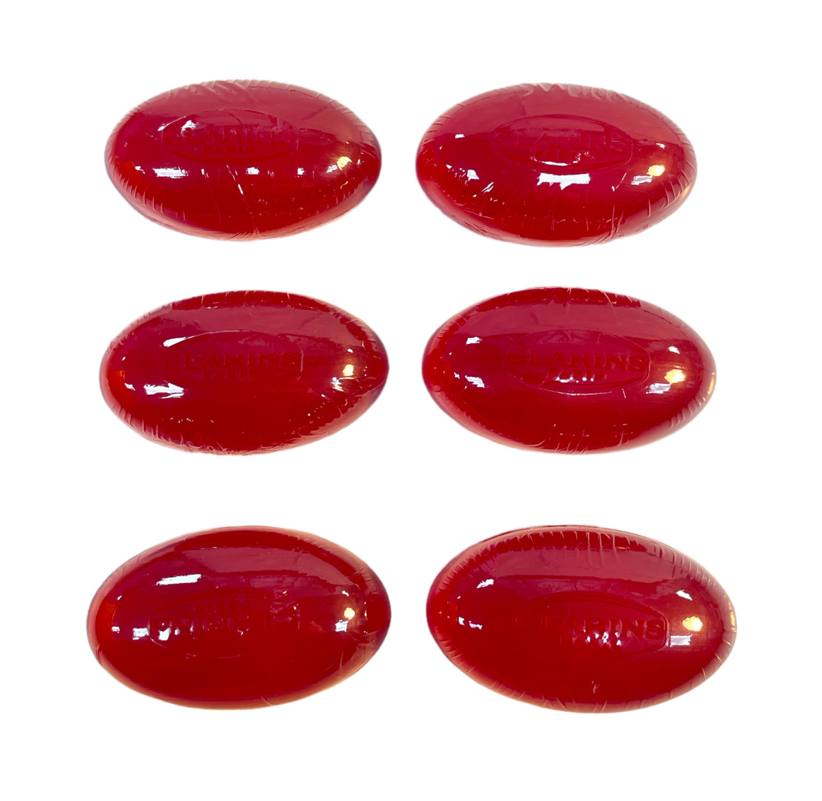 Clarins Eau Dynamisante Soap (45g/1.5oz) Lot Of Six New As Seen In Pictures