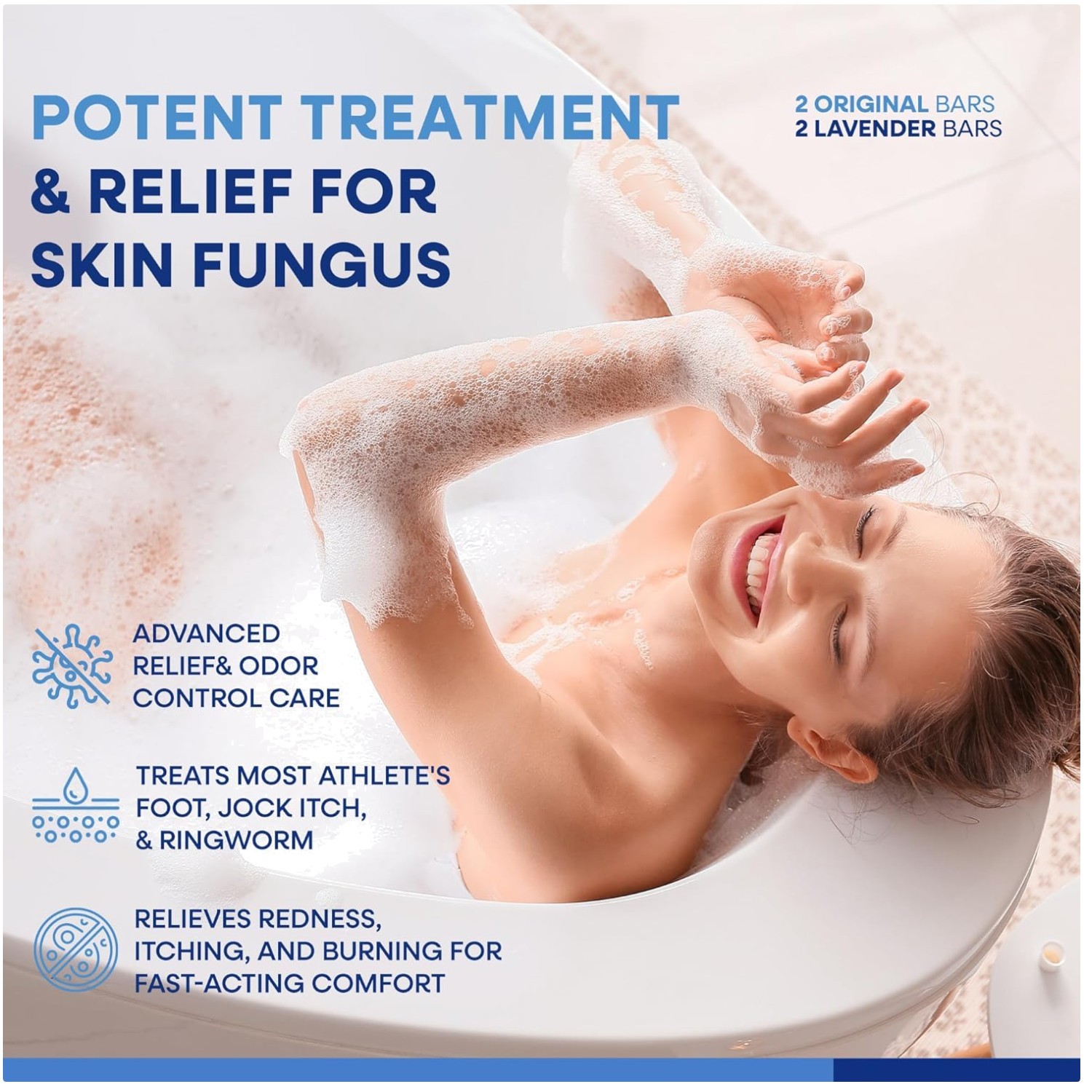 Tea Tree Antifungal Soap Bar – Relief for Athlete’s Foot