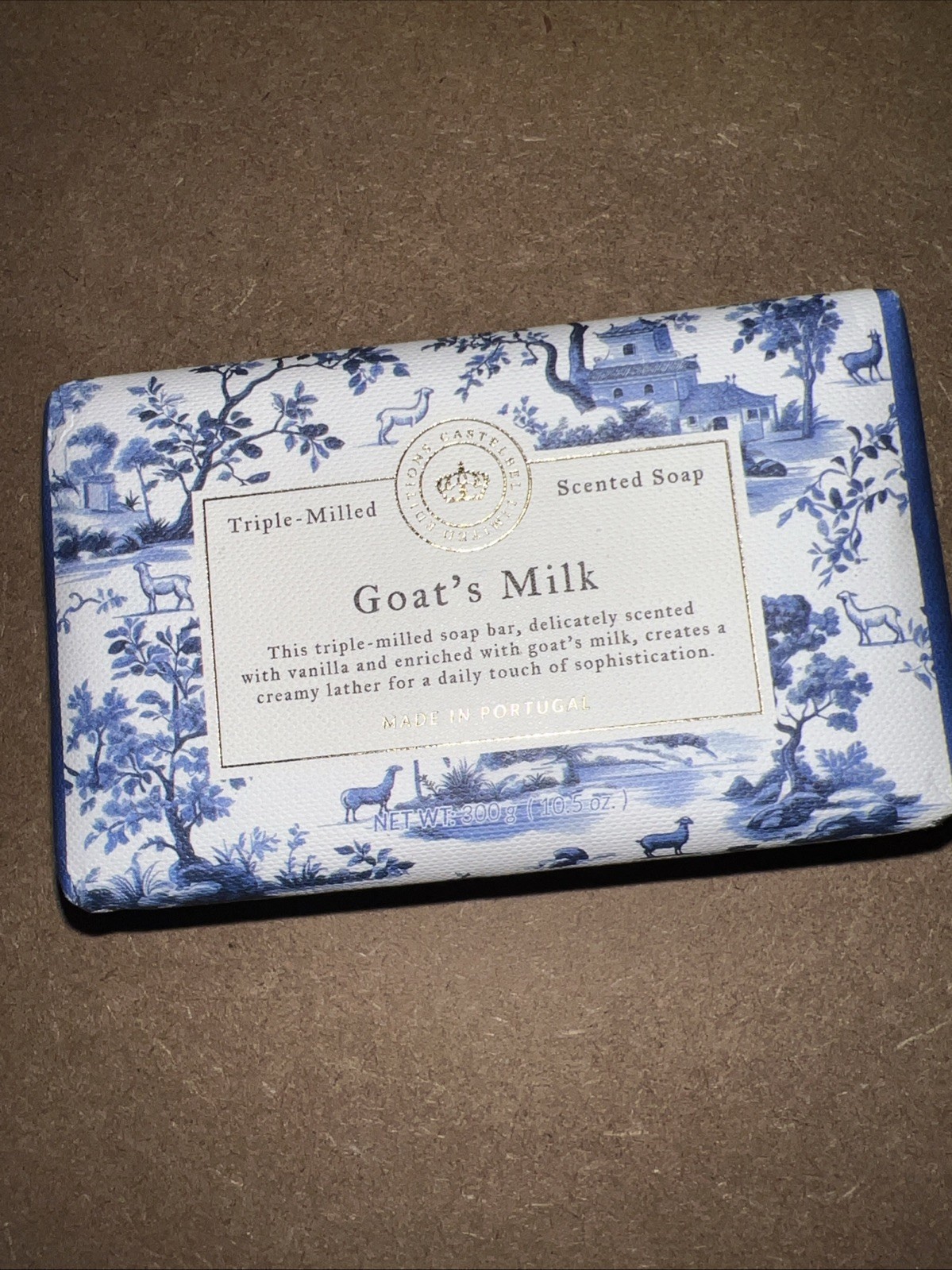 Castelbel Luxury Bath Bar Soap Goat’s Milk Scented 10.5oz triple milled
