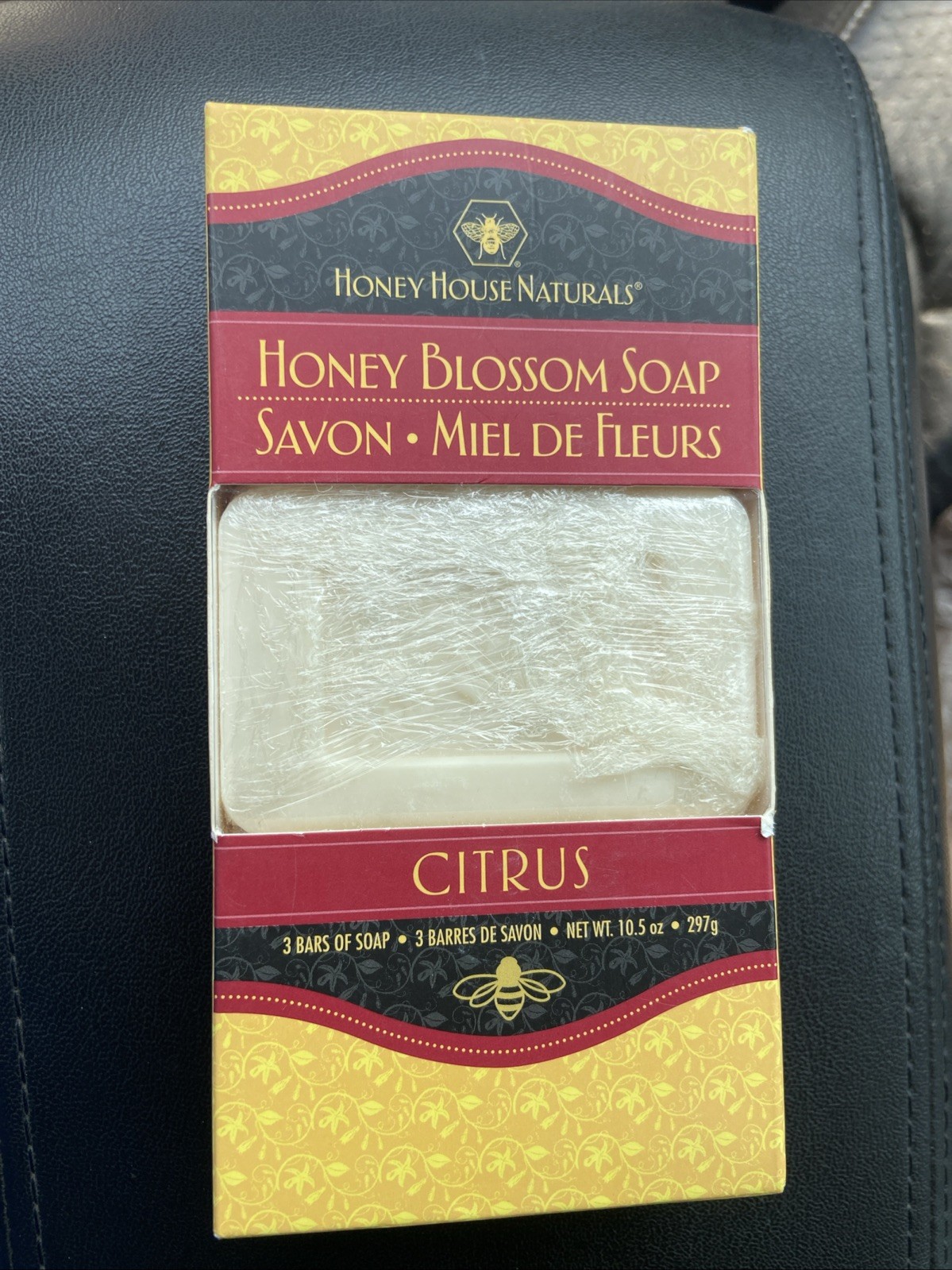 Honey House Honey Blossom Soap 3.5 Oz. Set of 3 – Citrus