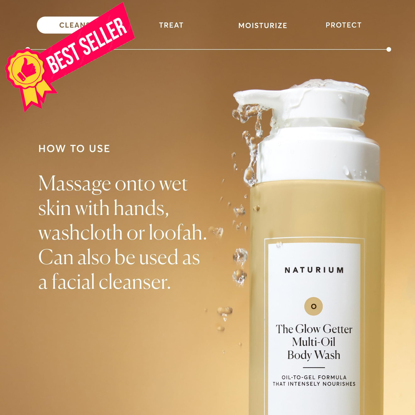 Naturium The Glow Getter Multi-Oil Hydrating Body 16.9 Fl Oz (Pack of 1)