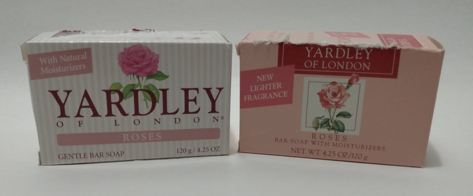 Yardley London Soap 2 Bar Lot Natural Moisturizers Frangrance Rose 4.25 Ounces