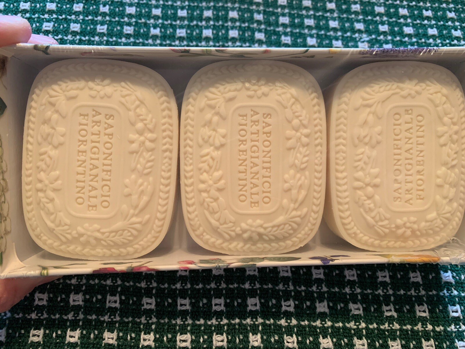 Floral 3 4.40 oz Handmade Italian Soap Bars Floral Giardino Dei Fiori Fiorentino
