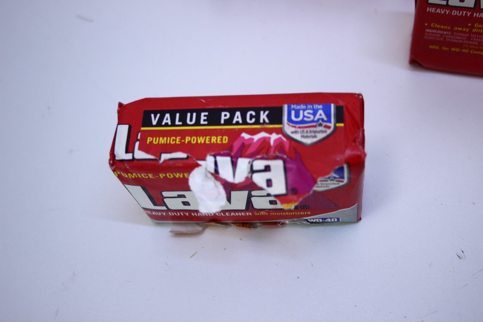 Lava Hand Soap 5.75 oz Bar Heavy Duty Pumice Powered Cleaner, WD40 *FOUR*