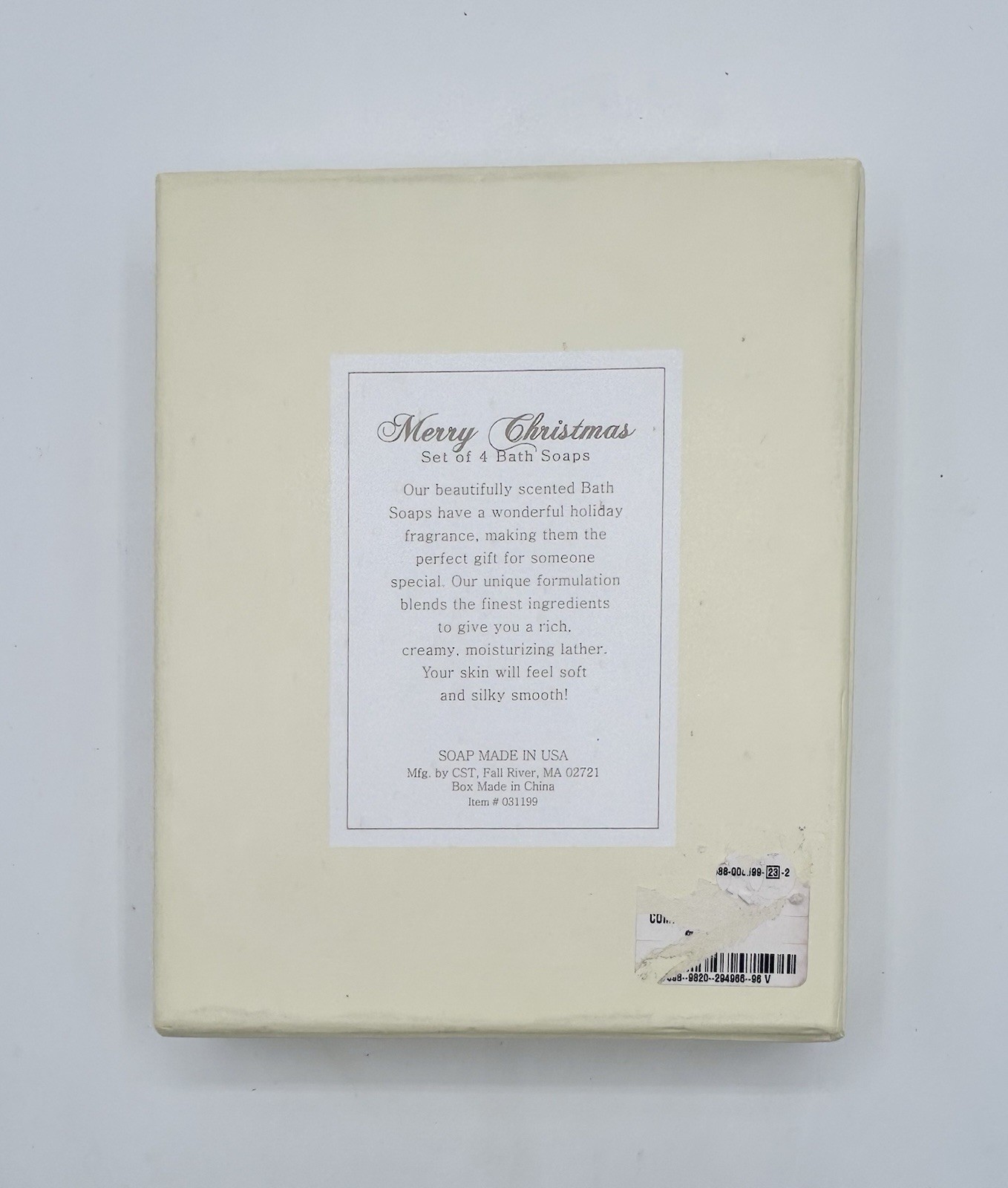 Falls River Holiday Scented Boxed Bar Soap 4 Bars New