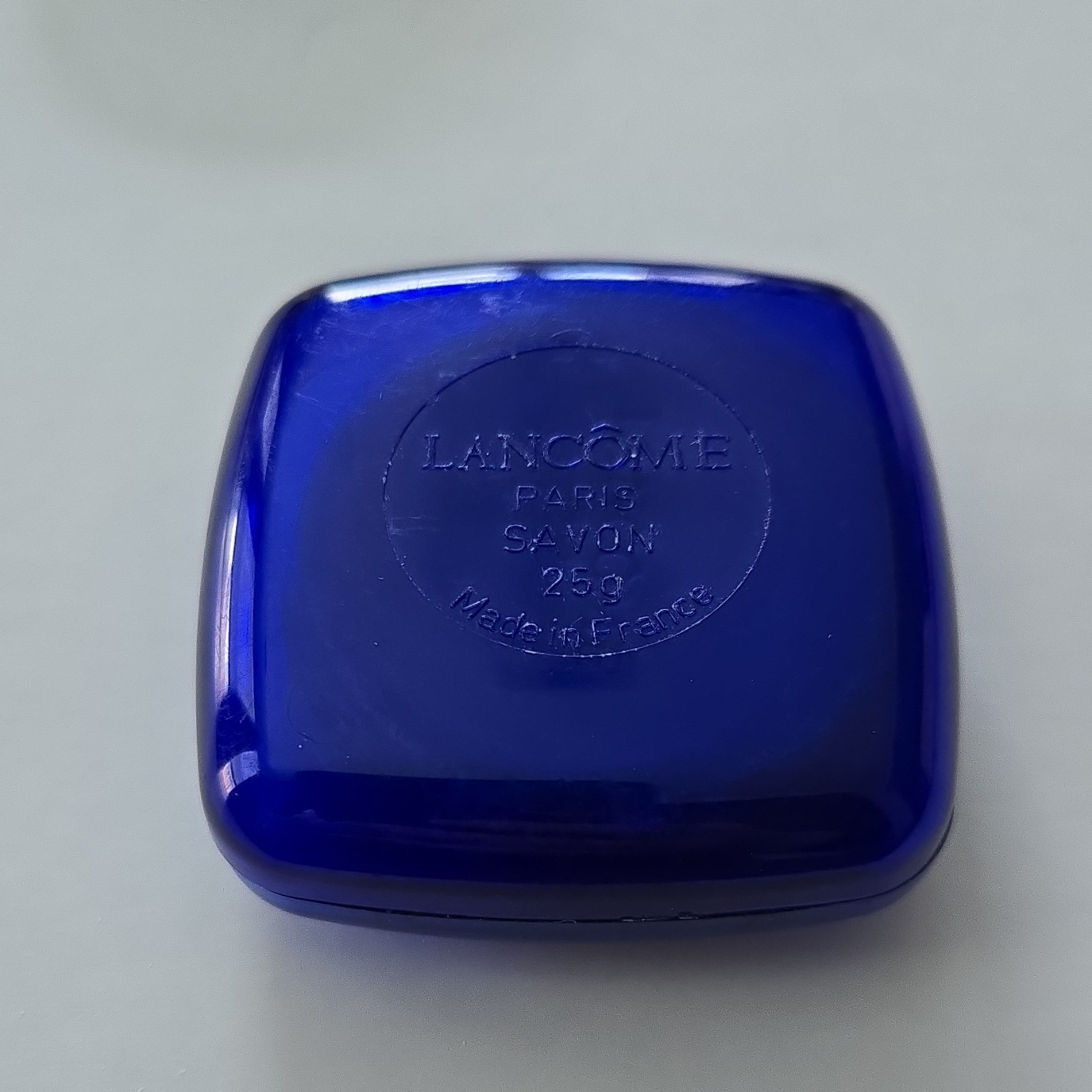 Lancôme Body Bar Soap 25g Beige Rectangular Solid in Blue Collectible Case
