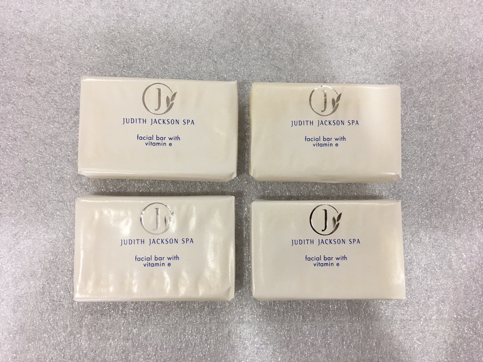 Hotel Judith Jackson Spa – Lot of 4 – Facial Bar Soaps With Vitamin E 1.25oz/Bar