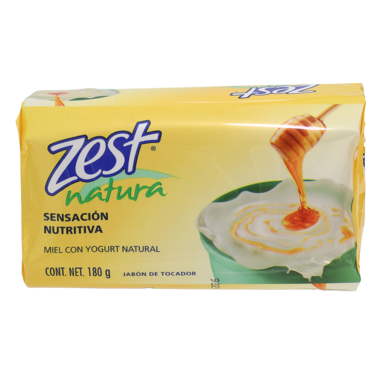 Zest Natura Honey & Yogurt Bar Soap 6.35 oz. (180g)