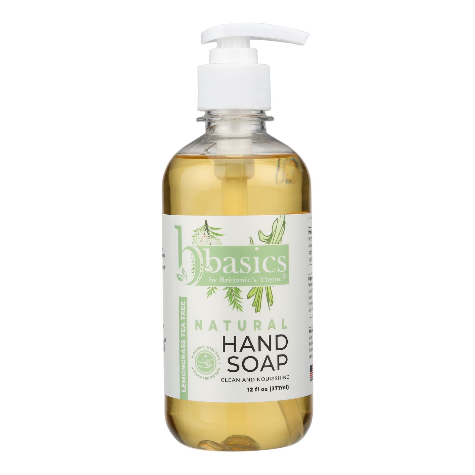 Brittanies Thyme Lemongrass Tea Tree Hand Soap 12 fl oz (Pack of 3)