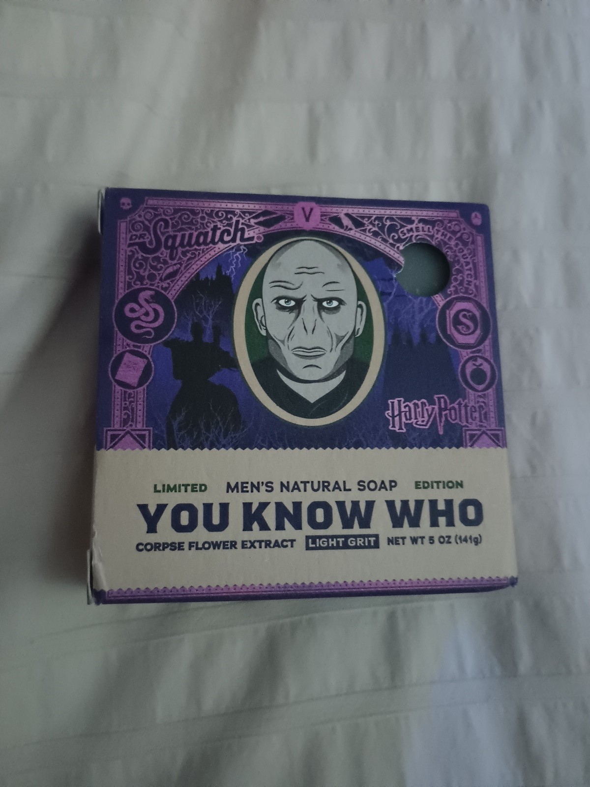 Dr. Squatch Limited Edition Harry Potter NEW Mens Soap You Know Who Voldemort