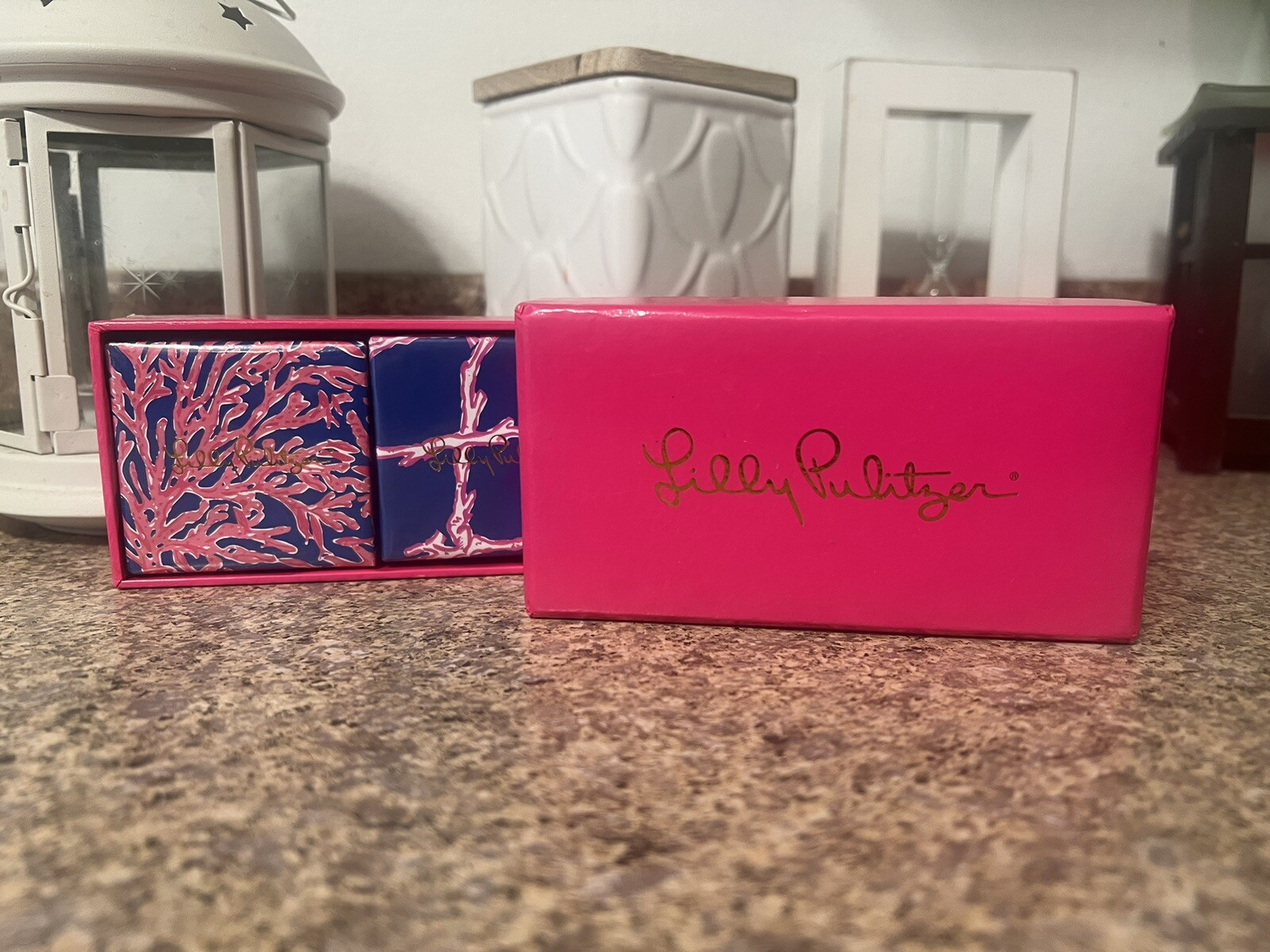 Lilly Pulitzer Boxed Soap Set NEW IN BOX “Multi” 2 Bar Set