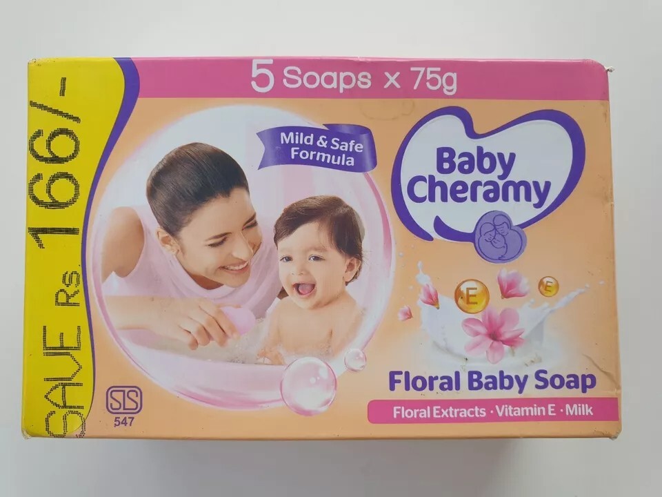 Baby soap cheramy herbal natural new skin floral milk free and moisturizing