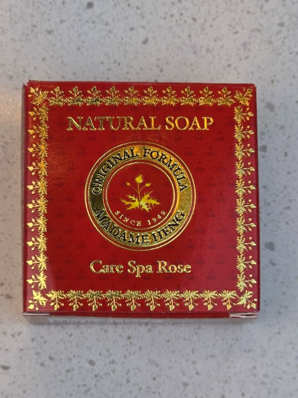 Madame Heng Natural Balance Soap Gift Set 6 Bars 50g Rose Mint Wood Thailand