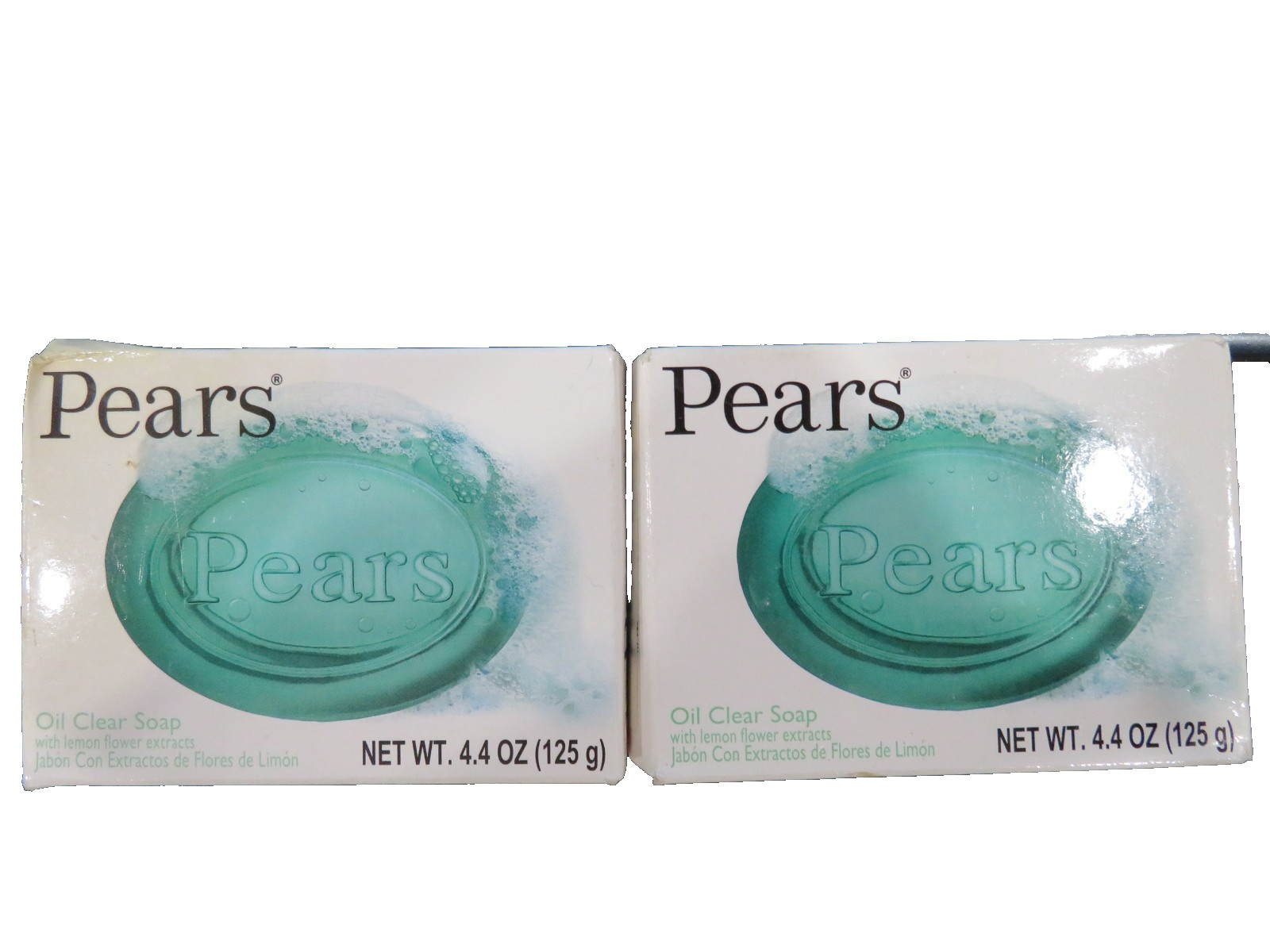 2X PEARS OIL CLEAR SOAP W/LEMON FLOWER EXTRACT + 2X PEARS GENTLE FORM 💥4-PACK💥