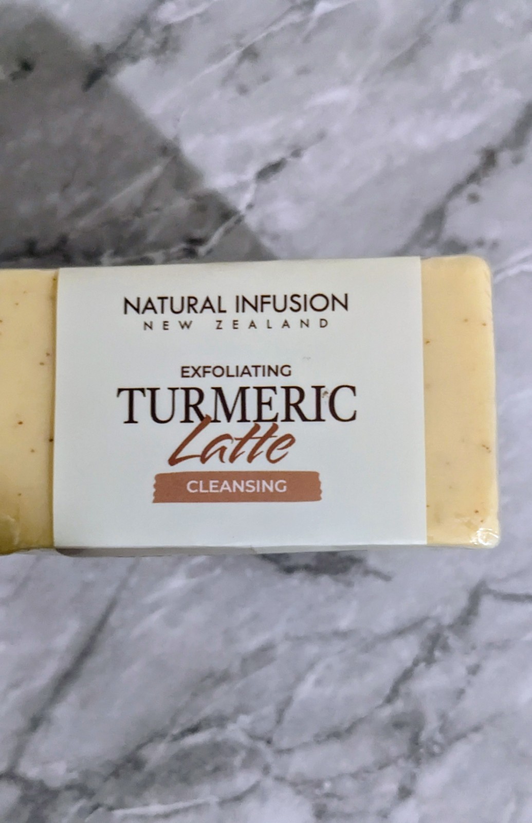 Natural Infusion New Zealand Exfoliating TURMERIC LATTE Soap Bars 5 Pk 17.6 oz
