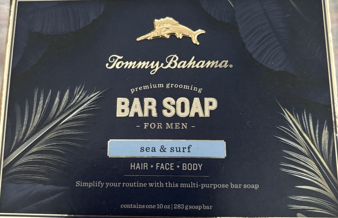 Tommy Bahama Sea Surf Men’s Luxury Jumbo Bar Soap 10 oz for Hair, Face Body
