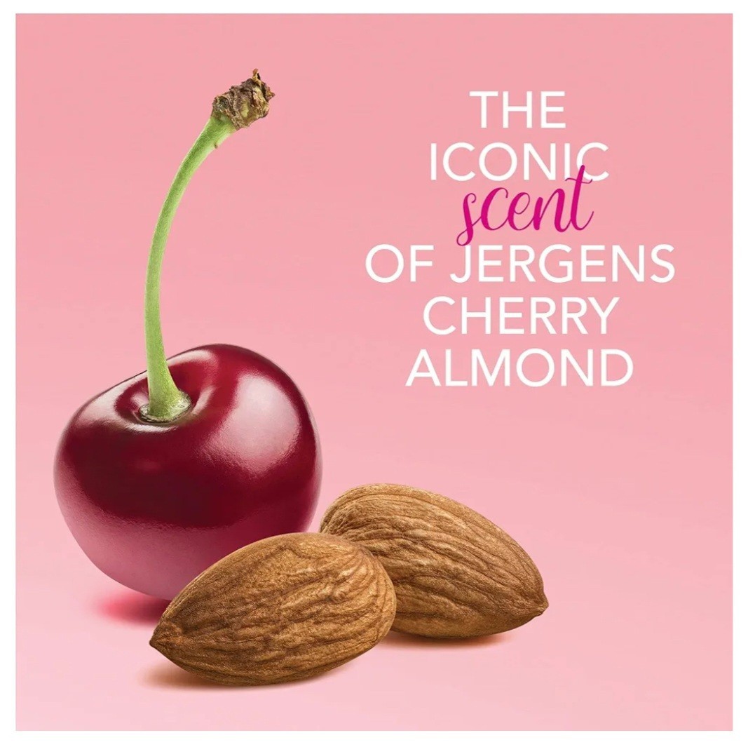 NEW! JERGENS (4-BARS) 3 Oz. (85 g) 🍒🫧 ●CHERRY ALMOND● Original Mild Soap🫧.