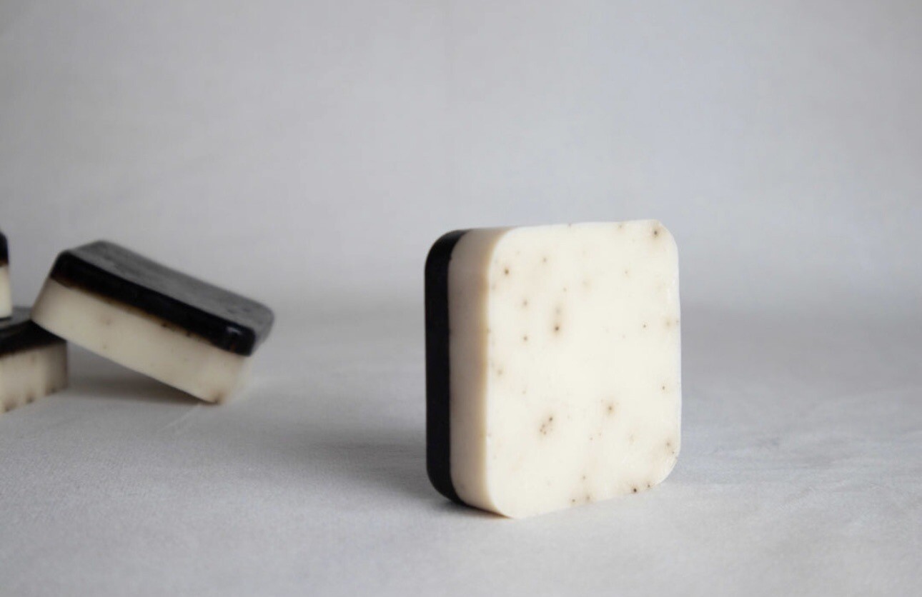 Handmade Soap Bars Coffee Goat Milk Aloe Vera Coffee Grounds