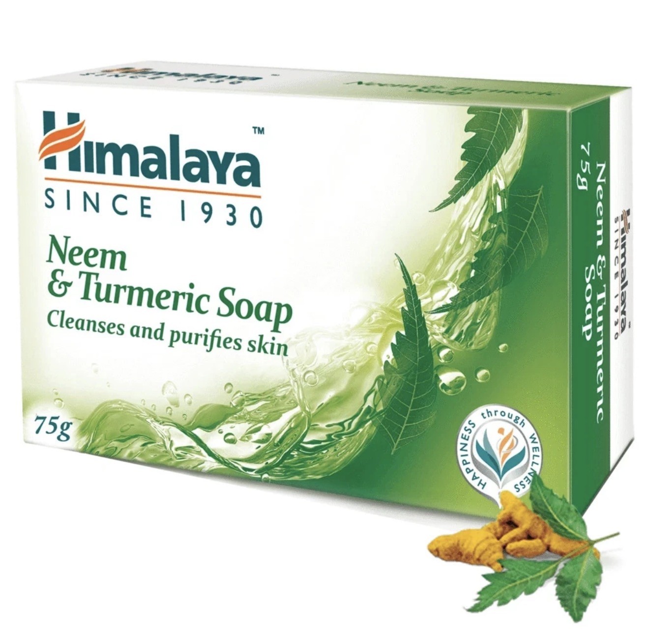 6 X Himalaya Herbals Neem & Turmeric Soap 75 gms FREE SHIP