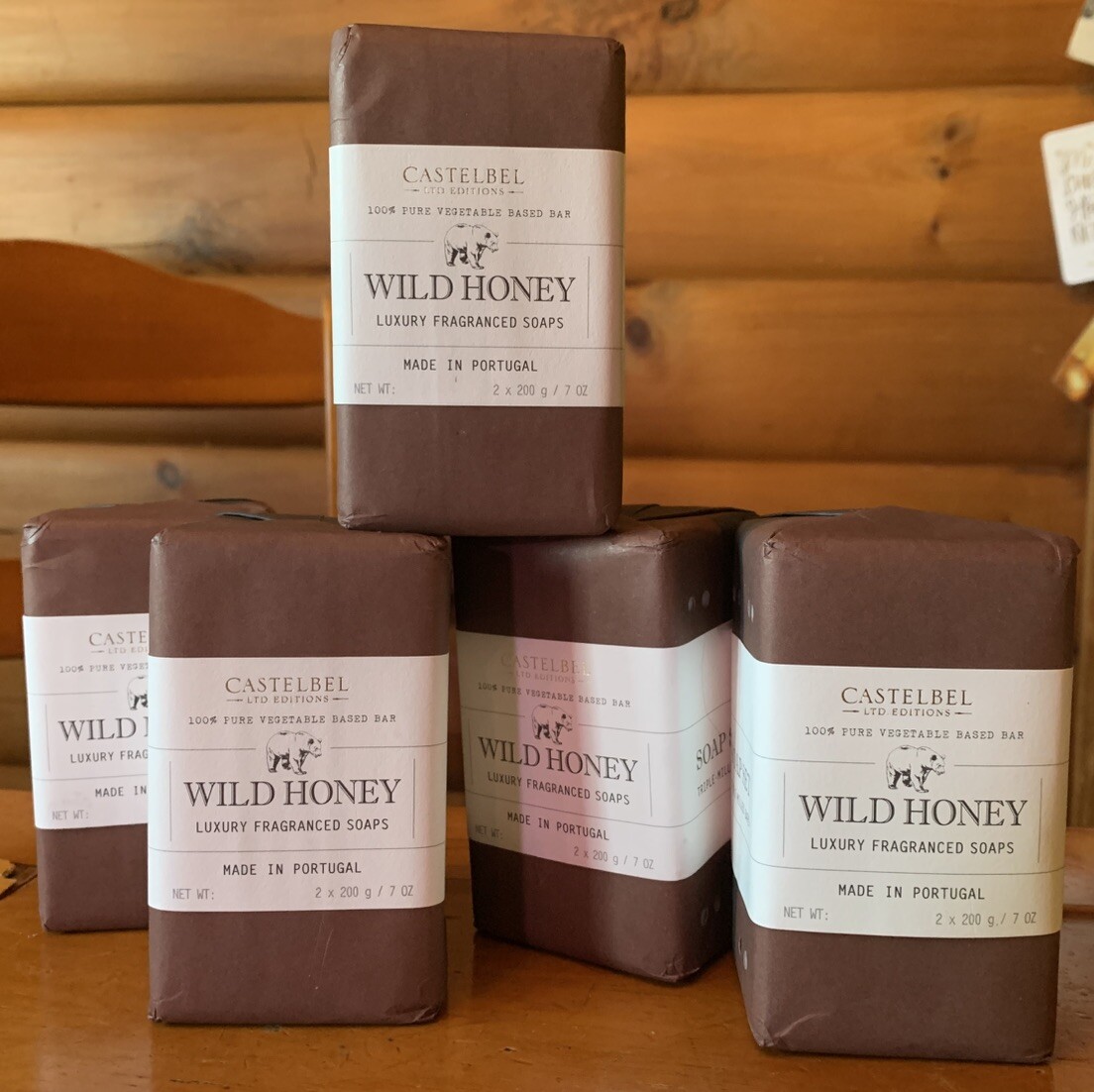 Lot (5) CASTELBEL Wild Honey Vegetable 2 Bar Soap Set – 7 oz. – 10 total bars