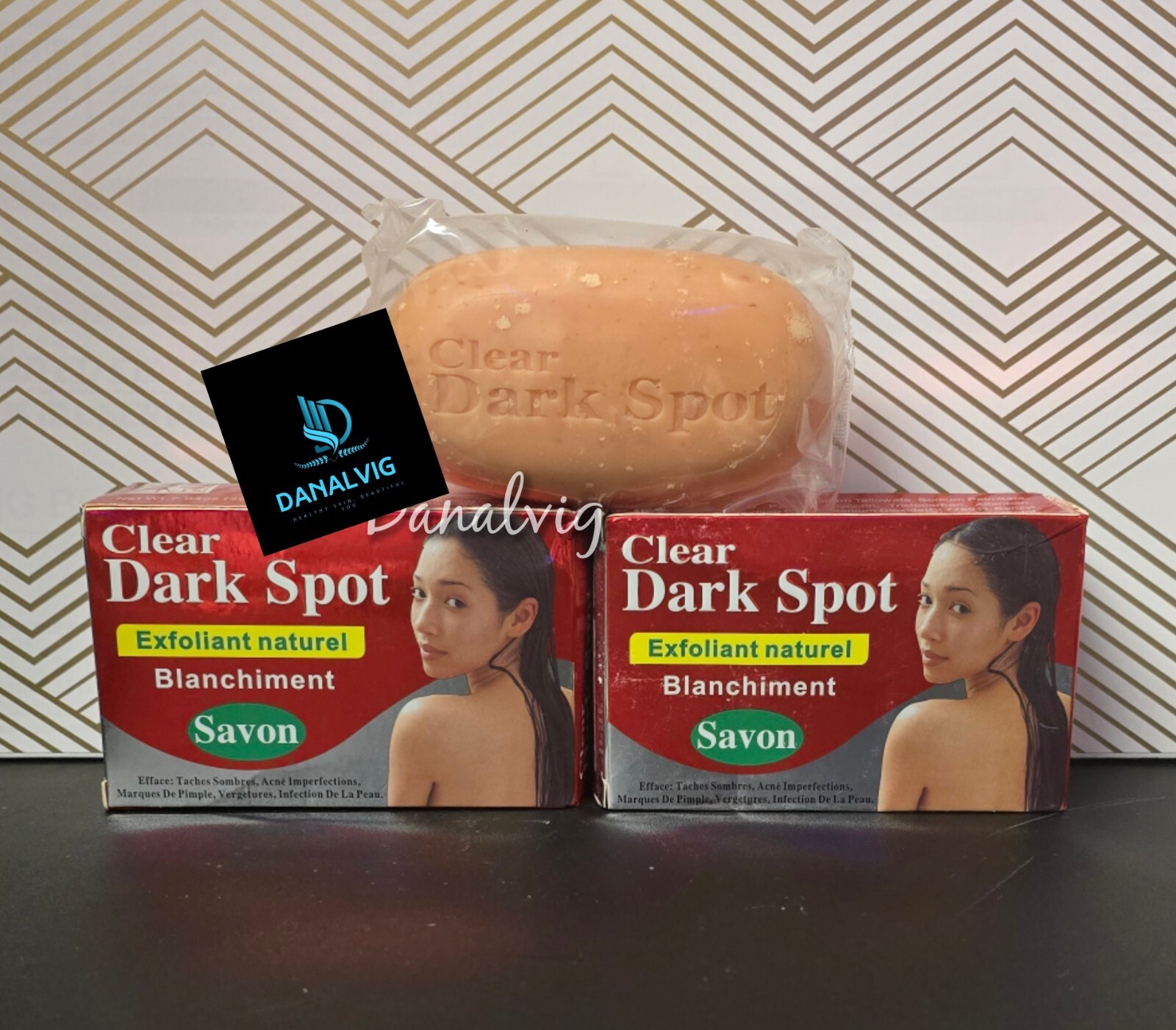 2X Clear Dark Spot Natural Exfoliating Whitening Soap 200g (2 Pcs)
