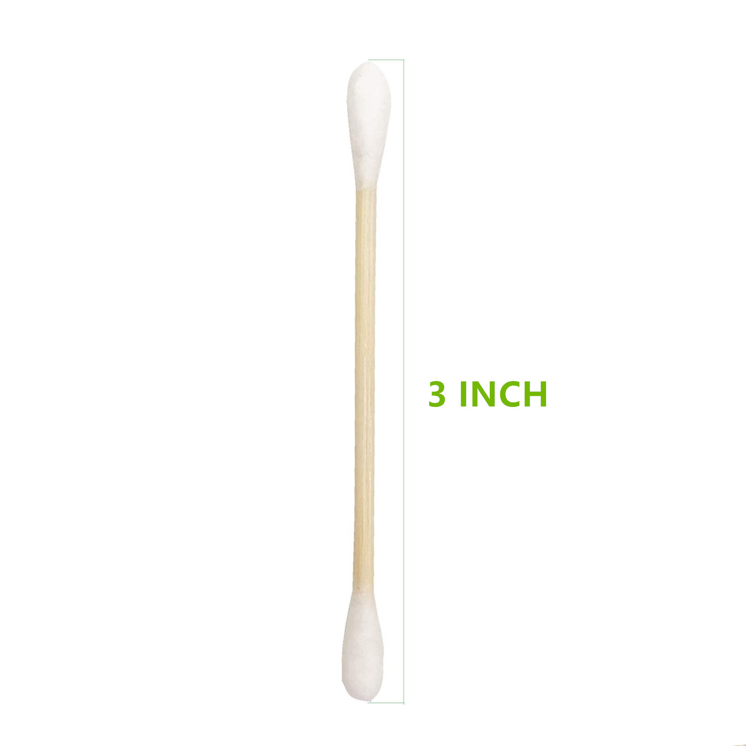 1000 Pc Bamboo Wooden Sticks Makeup Double Tip Cotton Swab Buds Applicator Swabs