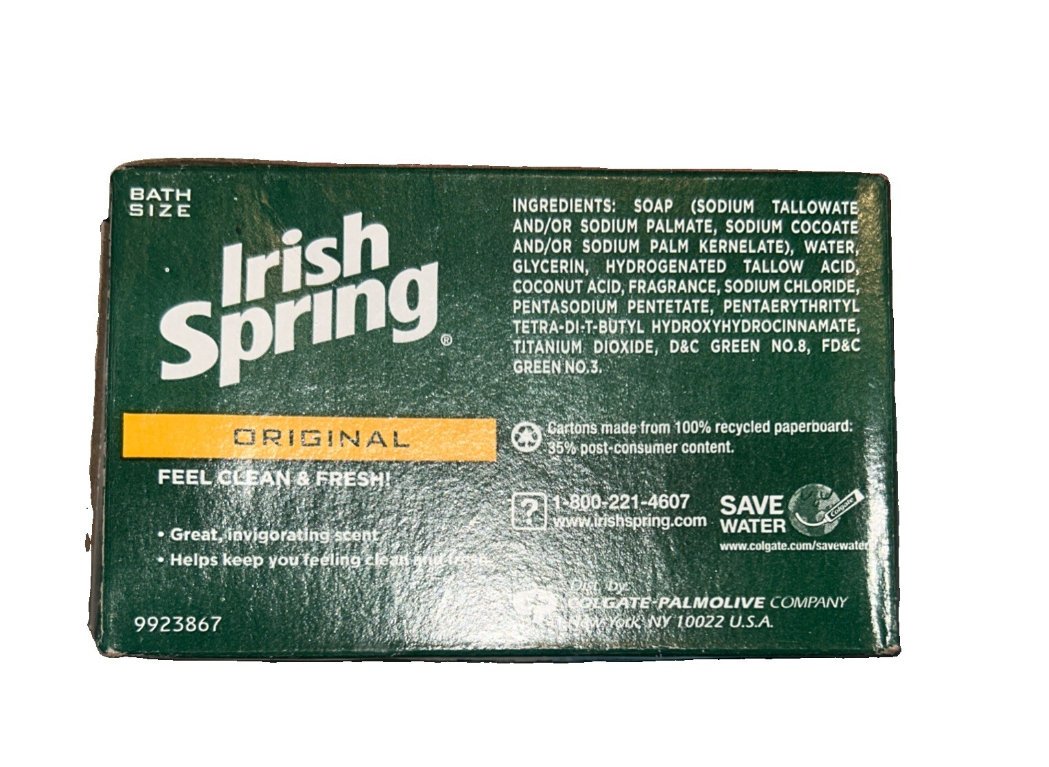 Irish Spring Bar Soap Original