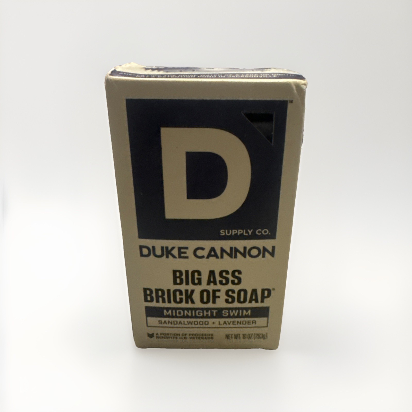 Duke Cannon Midnight Swim Brick Soap 10 oz Bar Made in the USA New