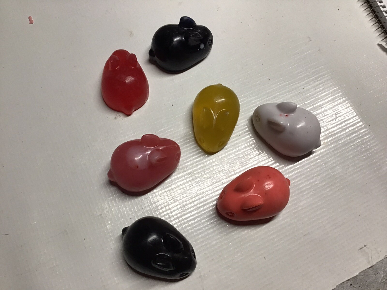 Set of 3 bunny shaped bar soap. (3)