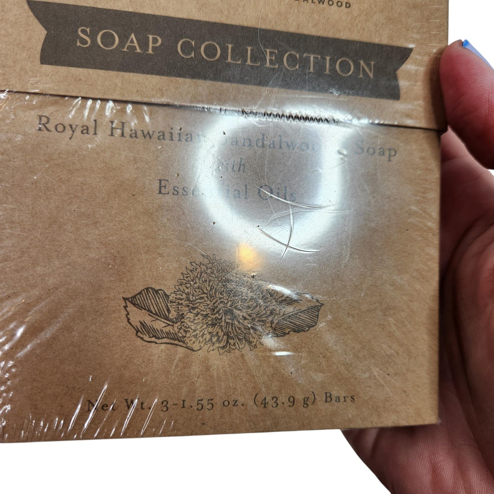 Young Living Royal Hawaiian Sandalwood Soap Collection 3 Bars 1.55oz Each Set