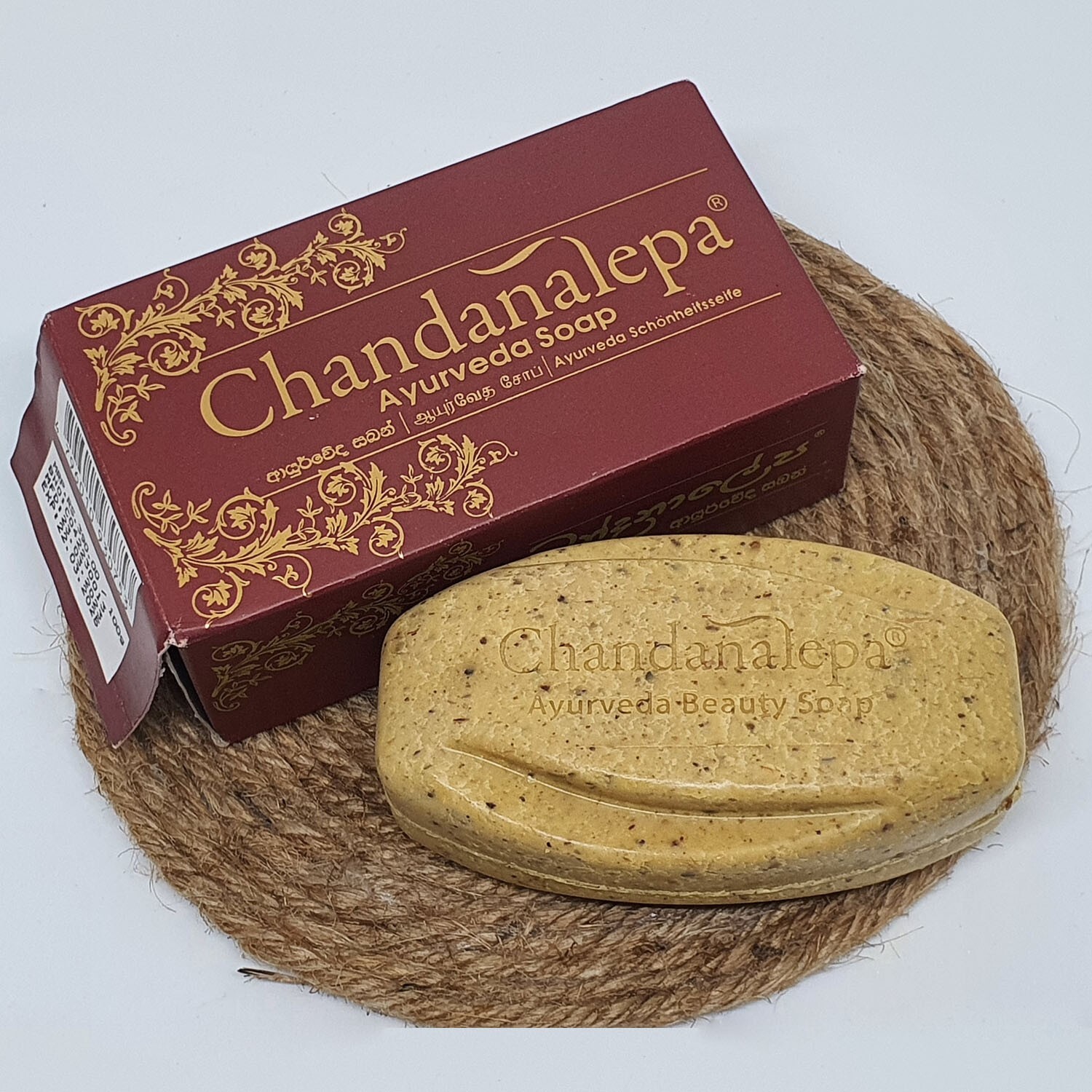 Chandanalepa Ayurveda Herbal Beauty Soap 100g Natural Health Body Skin Cleaning