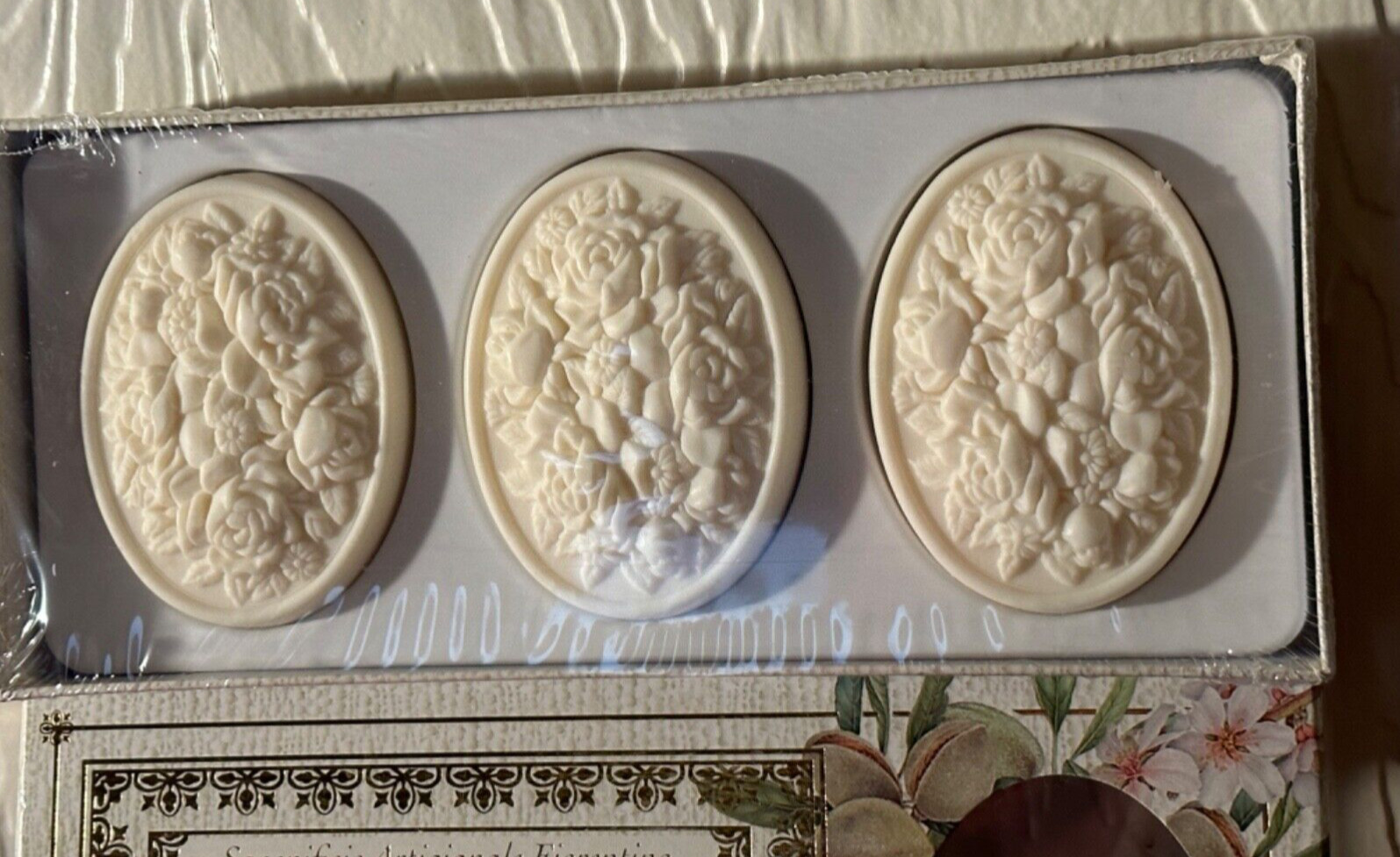 SAPONIFICIO ARTIGIANALE FIORENTINO *ITALIAN ALMOND *3X4.40oz Handmade TuscanSoap