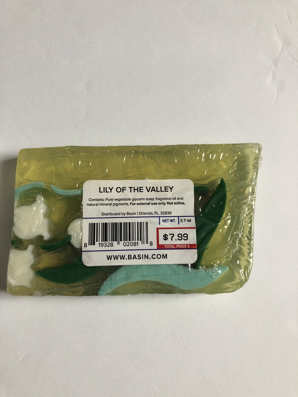 2 basin bar soap Lily Of The Valley & Fiji coconut Seal