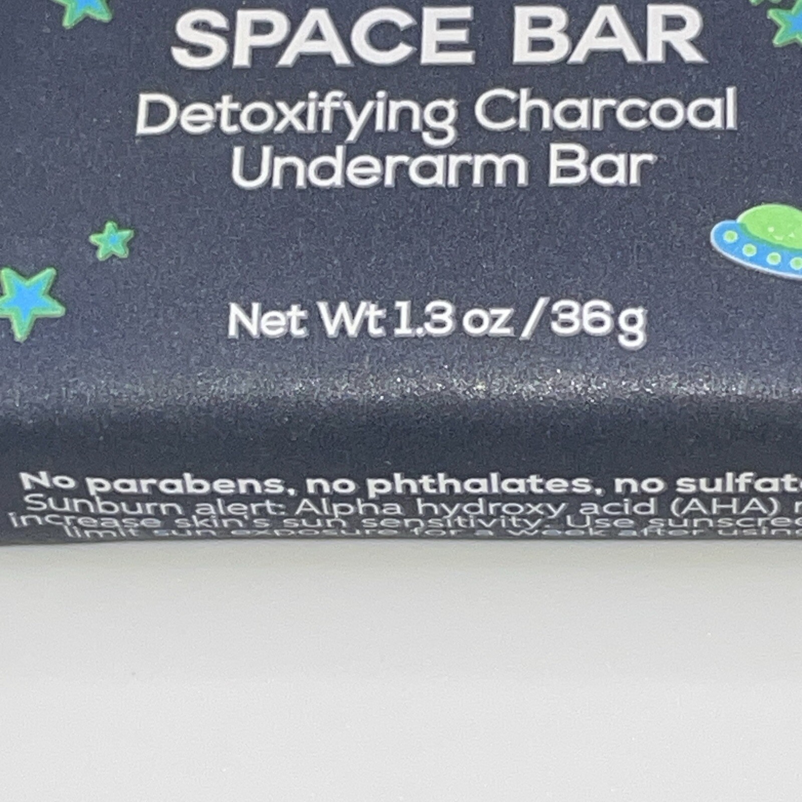 3Pc Megababe Space Bar Detoxifying Charcoal Underarm Bar Minis 1.3oz Each