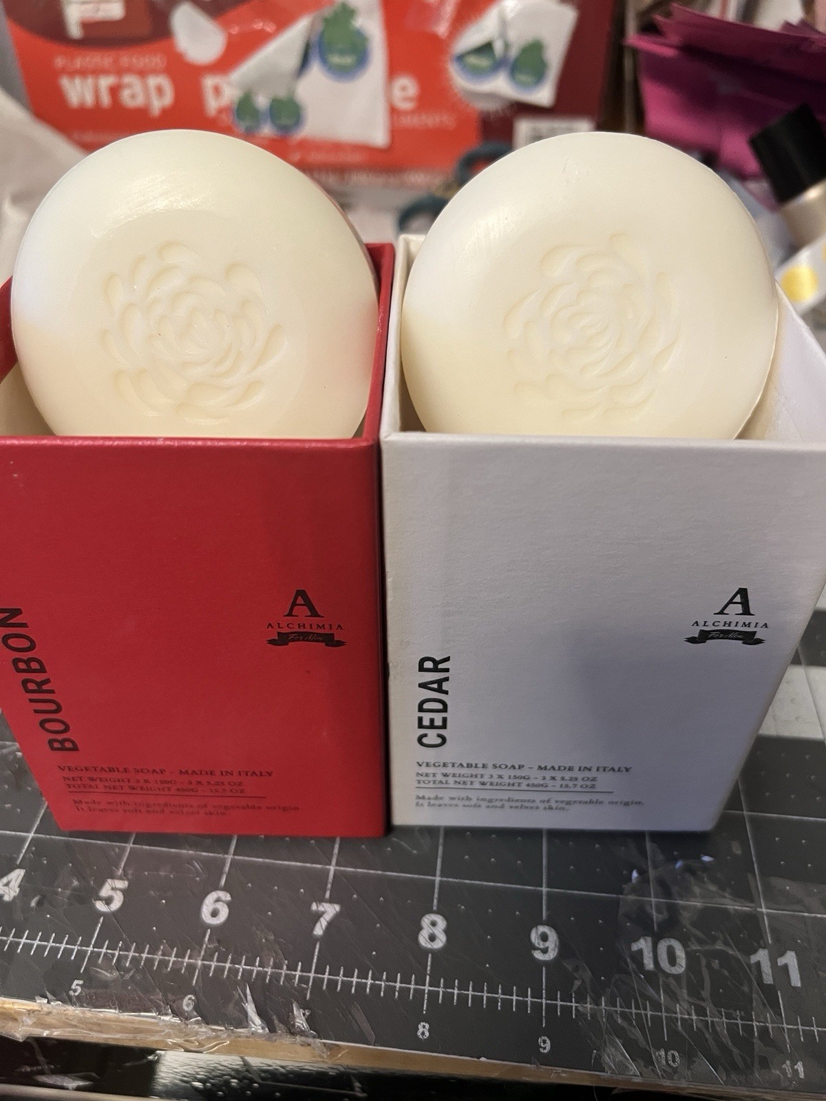 ALCHIMIA | FINE Vegetable Soap | Made in Italy | 3 X 5.25 oz