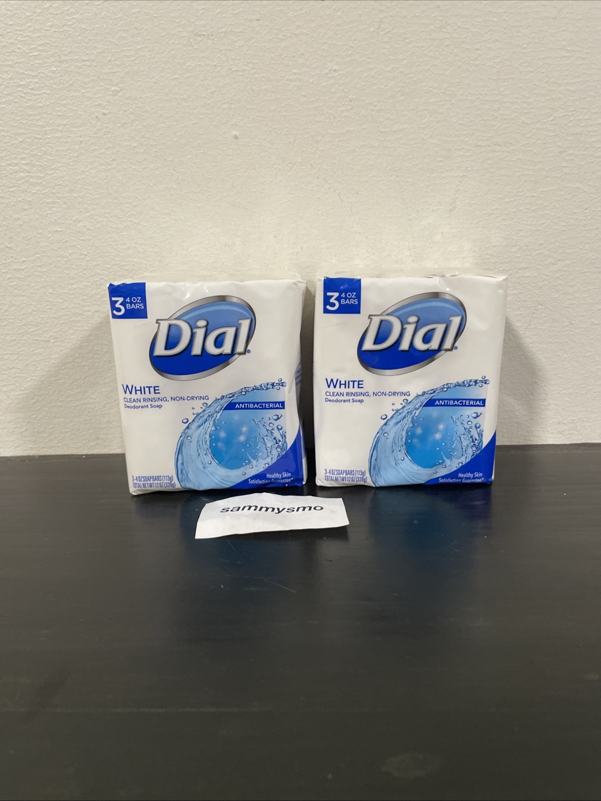 Dial Antibacterial Deodorant Soap, White, 4 Ounce Pack of 3 Bars, x2