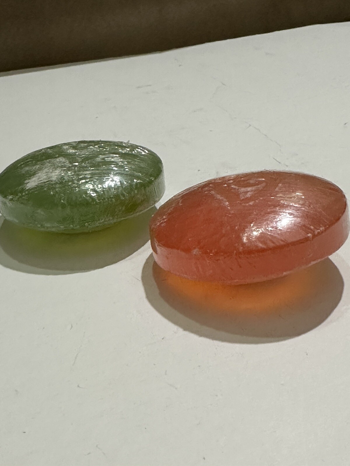 2 Victoria’s Secret Soap Bar pear Glacé Translucent & Peach Hyacinth Crystalline