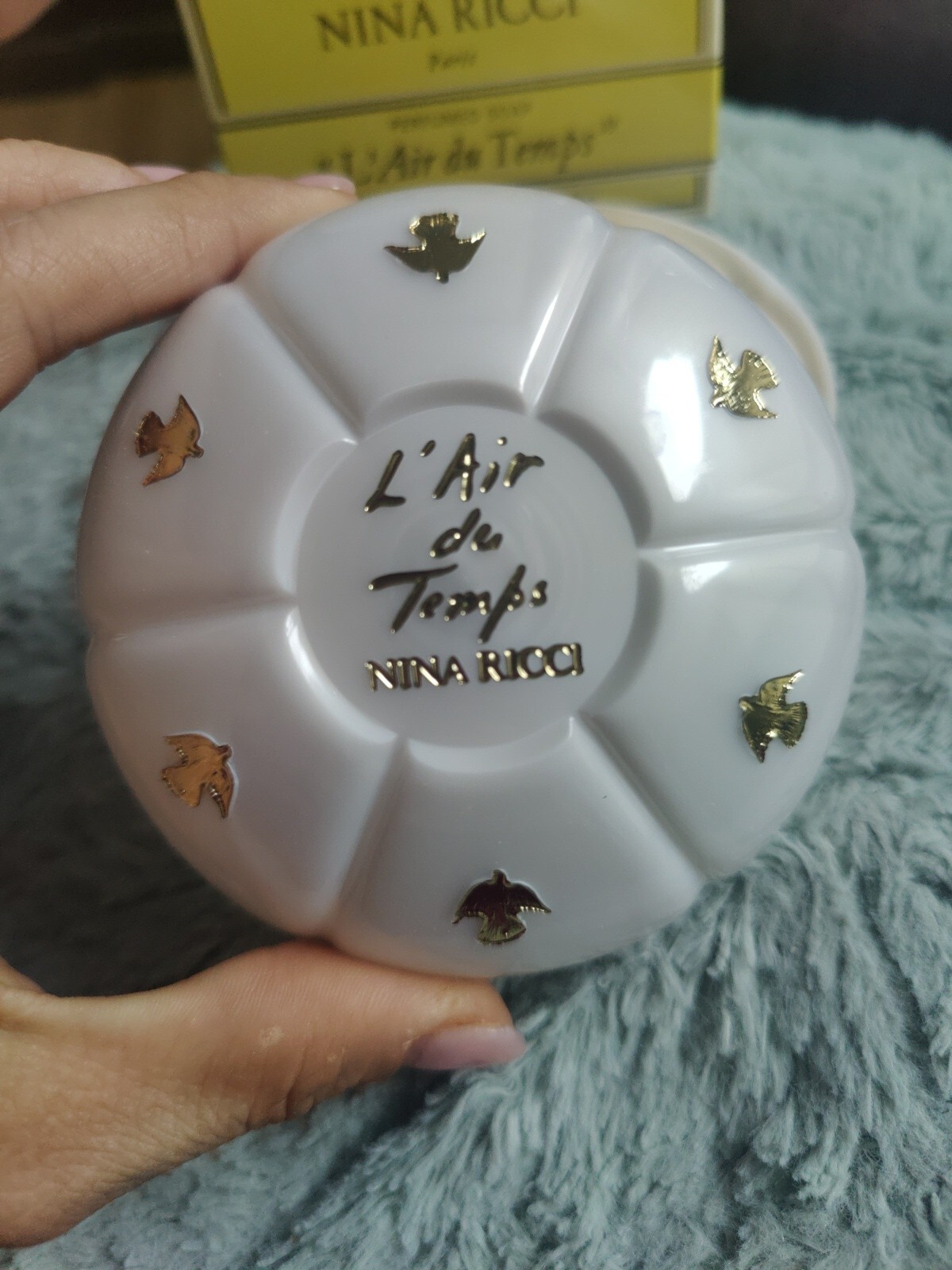 NIB Vintage Nina Ricci L’Air du Temps Soap 100g + 1/3 oz Eau De Parfum NEW