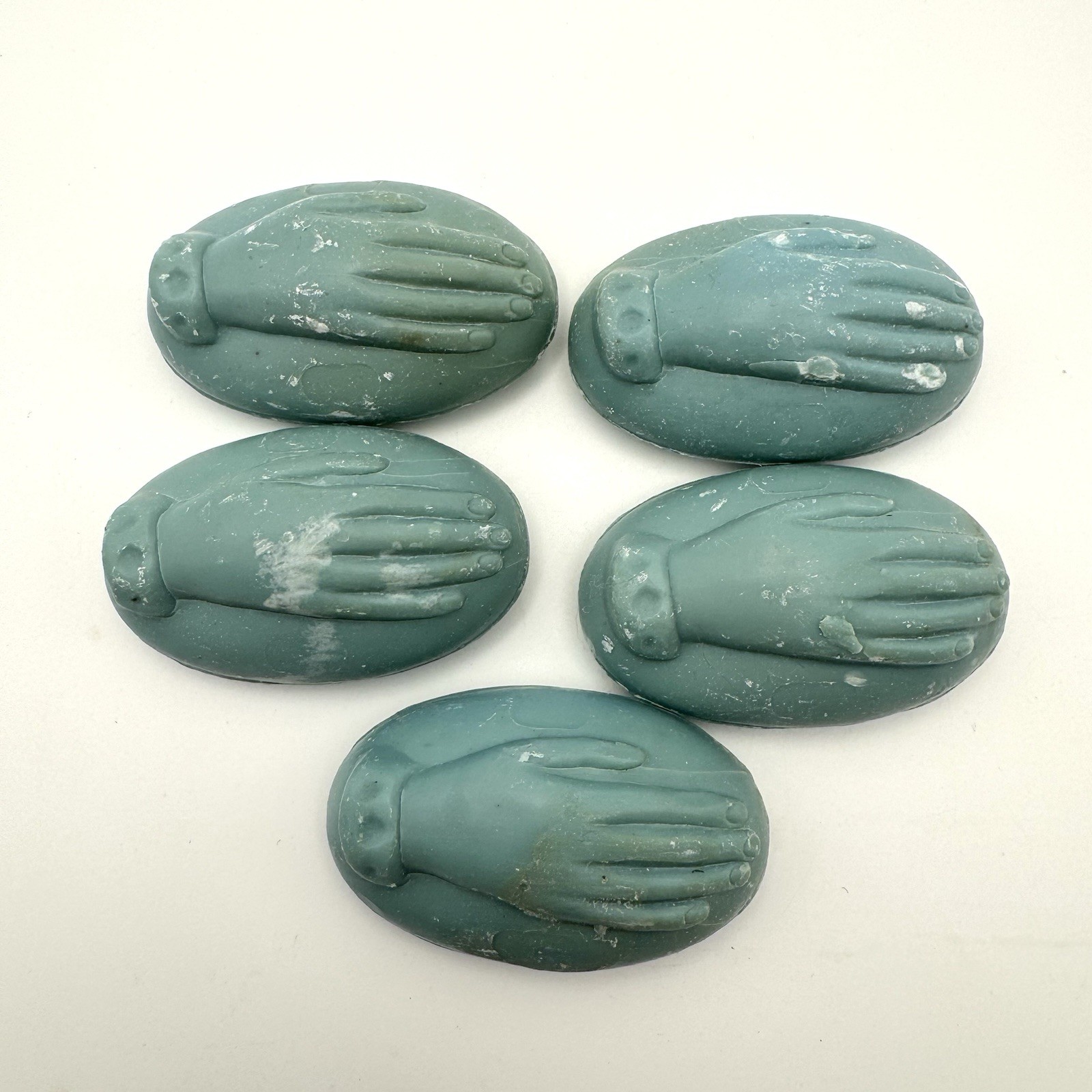 Lot Of 5 Vintage Revlon Aquamarine Luxury Lotion Soaps