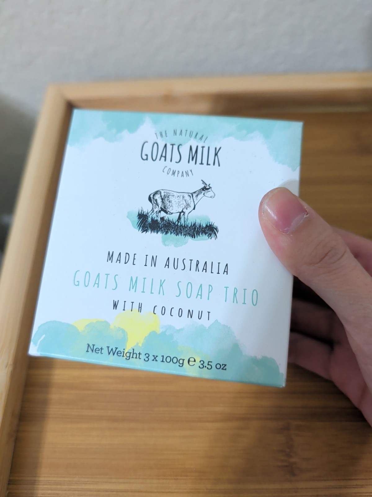 The Natural Goats Milk Company Bar Soap COCONUT 3 BARS Made in Australia